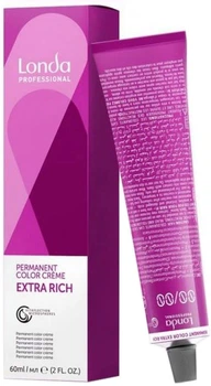 Стойкая крем-краска для волос Londa Professional Permanent Color Extra Rich Creme 0/28 Mat Blue Mix 60 мл (4064666180229)
