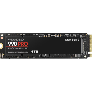Накопитель SSD 4ТB Samsung 990 PRO M.2 2280 PCIe 4.0 x4 NVMe V-NAND TLC (MZ-V9P4T0BW)