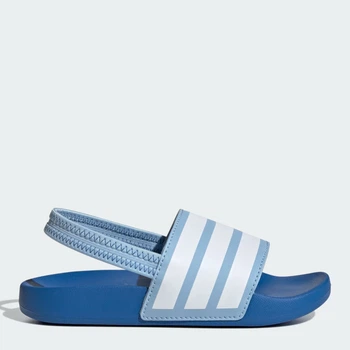 Детские шлепанцы для мальчика Adidas Adilette Estrap JR5332 28 Clear Sky/Cloud White/Bright Royal (4067904058625)
