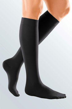 Компресійні гольфи Duomed basic (AD - 33 - 37 см) - I клас, закрита шкарпетка, колір чорний, розмір 4