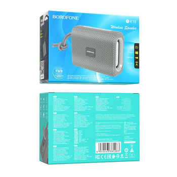 Портативная колонка bluetooth Borofone BR18 Серый