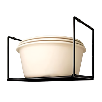 Полка навесная Stenson S M50215-S Черная из крашеного металла 32×19×17 см