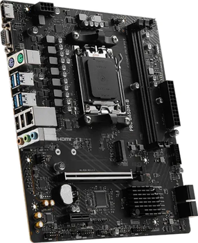 Материнська плата Socket_AM5 MSI PRO B650M-B (mATX, B650, 2x DDR5 max. 96GB)