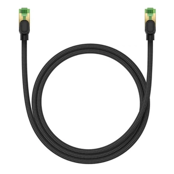 Baseus High Speed CAT8 40Gigabit Ethernet Cable (Braided Cable)10m Cluster Black (B0013320C111-07)