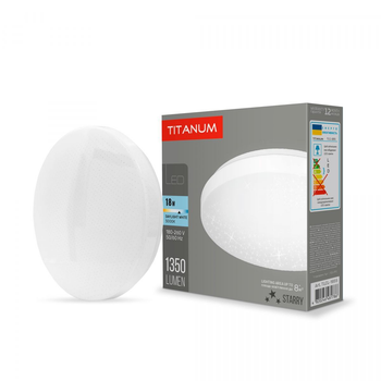 LED светильник настенно-потолочный TITANUM 18W 5000K Звездное небо