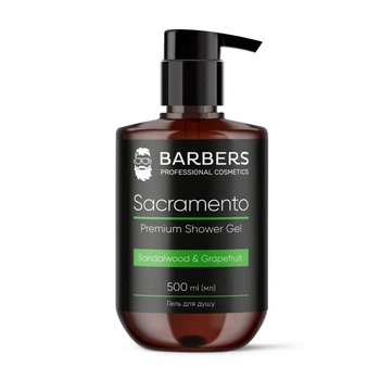 Гель для душу Barbers Sacramento, для чоловіків, 500 мл (735013)