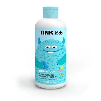 Дитячий засіб для купання Tink kids Bubble Gum 3 в 1, 500 мл (289694)