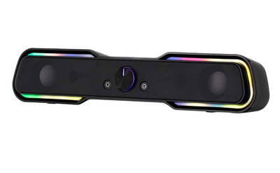 Саундбар для комп'ютера 2E PCS101 RGB, 2.0, USB, Black ТР