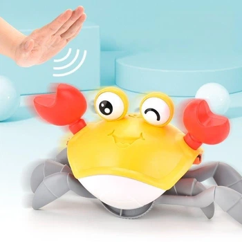 Интерактивная игрушка краб (бегающий краб) на акумуляторе