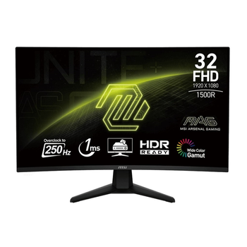 Монітор MSI 31.5" MAG 32C6X VA Black Curved 250Hz ( Чорний ) 25130