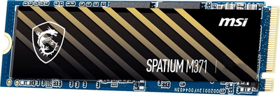 Накопичувач SSD 500GB MSI Spatium M371 M.2 2280 PCIe 3.0 x4 NVMe 3D NAND TLC (S78-440K160-P83) 25858