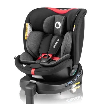 Дитяче автокрісло ТМ Lionelo NAVY I-size BLACK RED