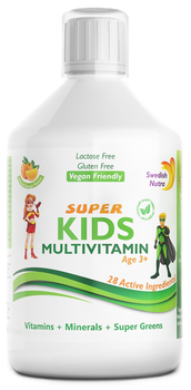 Suplement diety Swedish Nutra Super Kids Multivitamin (7304765829146)