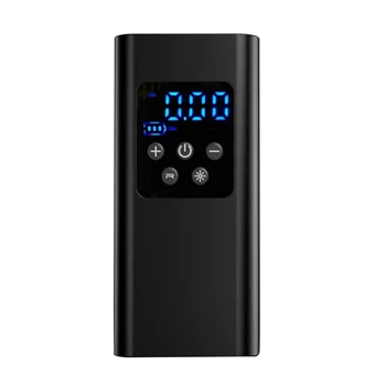 Портативный автомобильный компрессор Lesko JN-8055 6000mah беспроводной с дисплеем фонариком Type-C