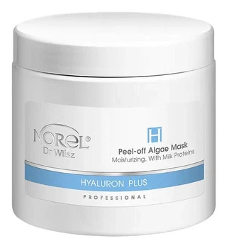 Norel Hyaluron Plus — Увлажняющая пластичная водорослевая маска с молочными протеинами, 250 г