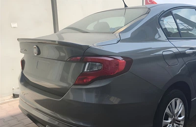 Спойлер DPT (SD, черный глянец) для Fiat Tipo (2016-2023 гг), аэродинамический спойлер для Fiat Tipo