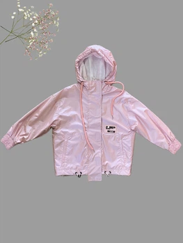 Куртка вітровка для дівчинки Baby Angel 104 см рожева