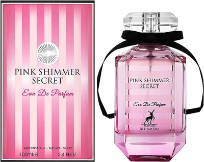 香水(女性用) PINK SHIMMER SECRET Eau De Parfum 100ml Парфумована вода жіноча Pink Shimmer Secret Maison Alhambra 100 мл