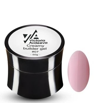 Моделирующий крем-гель для наращивания ногтей Victoria Avdeeva Creamy Builder Gel №07 50 мл