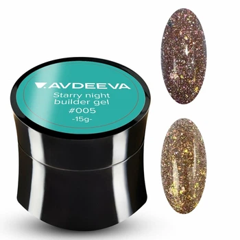 Моделирующий гель для наращивания ногтей Victoria Avdeeva Builder Gel Starry Night №05 15 мл
