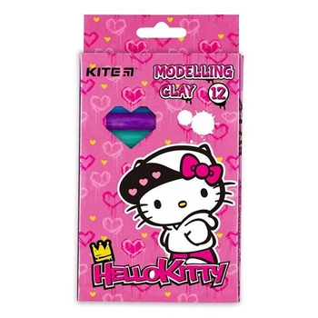 Пластилін 12кол. KITE HK21-086 Hello Kitty 200г /HK21-086/