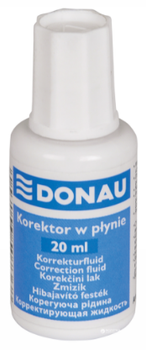 Коректор з пензликом DONAU 7615001 20мл (10) /7615001/