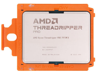 Процесор AMD Ryzen Threadripper PRO 7975WX (100-000000453) (Socket TR5, 64T, 5.3 ГГц, Tray)