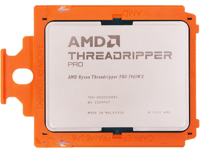 Процесор AMD Ryzen Threadripper PRO 7965WX WOF (100-100000885WOF) (Socket TR5, 48T, 5.3 ГГц, Box)