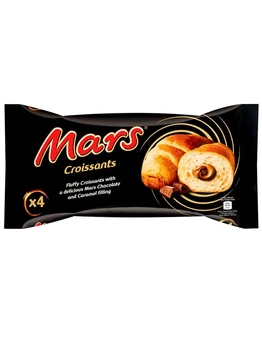Круасани Mars Croissants з шоколадно-карамельною начинкою 4шт 192г