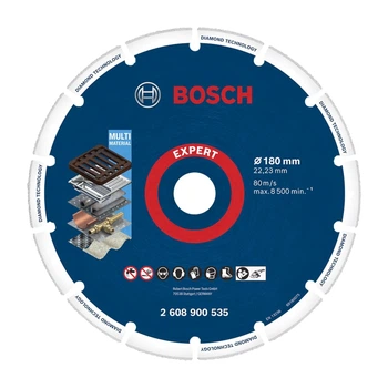 Диск алмазный отрезной Expert for metal 180х22.23 мм (2608900535)