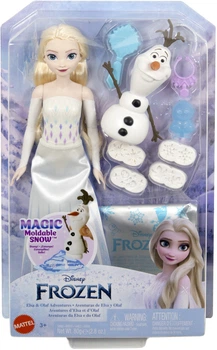 Набор с куклой Disney Frozen Эльза и Олафом Лепим снежки из м/ф Ледяное сердце (HYH10)
