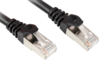 Патч-корд Sharkoon SFTP RJ45 Cat.6 20 м Black (4044951020393)