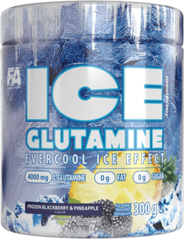 Амінокислота Fitness Authority Ice Glutamine Jar Blackberry-Pineapple 300 г (5902448248325)