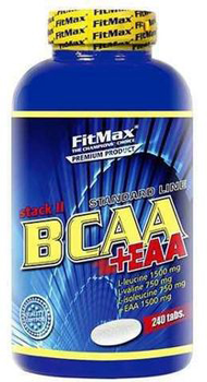 Aminokwasy Fitmax Bcaa Pro 240 tabletek (5908264416596)