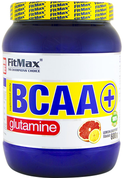 Aminokwasy Fitmax Bcaa + Glutamine Jar Pineapple 600 g (5907776170386)