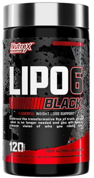 Spalacz tłuszczu Nutrex Lipo-6 Black Weight Loss Support 120 kapsułek (857839006983)