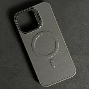 Чехол Wave Hidden Stend для iPhone 16 Pro з MagSafe и подставкой Grey