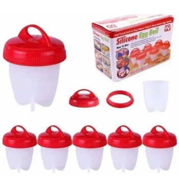 Силиконовые формочки для варки яиц без скорлупы EGG Boiler