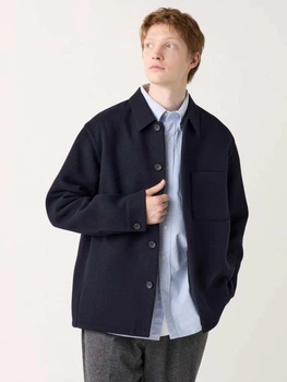 Куртка демісезонна чоловіча Uniqlo 960053654 M Синя (1159827311)