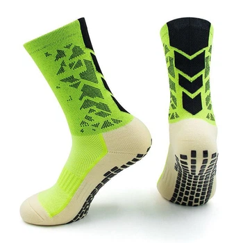 Антискользящие футбольные носки Golasso Grip Socks размер 39-44 салатовые