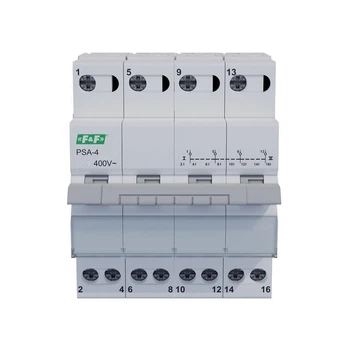 Модульний перемикач навантаження 1-0-2 (l-0-ll) 4P 63А 230/400V F&F PSA-463