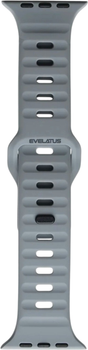 Ремінець Evelatus Sport Silicone Strap для Apple Watch Series 1/2/3/4/5/6/7/8/SE 38-41 мм Gray (4752192077402)