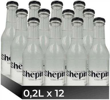 Упаковка безалкогольного газованого напою Shepit Tonic Classic Dry 0.2 л х 12 пляшок (2000000000046_S)