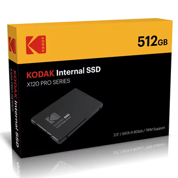 SSD диск накопитель Kodak X120 PRO SATA 3.0 2.5" 512Gb