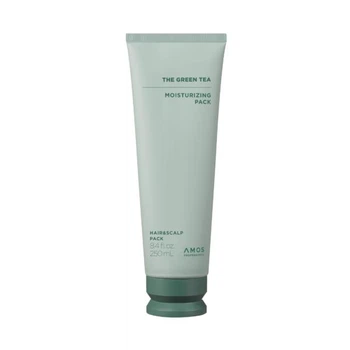 Зволожувальна маска для волосся AMOS Professional Green Tea Moisturizing Pack, 250 ml
