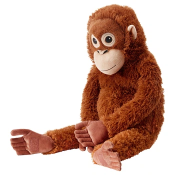 Мягкая игрушка DJUNGELSKOG IKEA 004.028.08 коричневый
