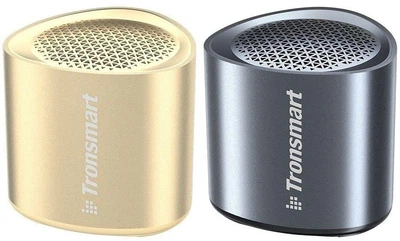 Портативна акустика Tronsmart Nimo Mini Speaker Polar Black + Nimo Mini Speaker Gold