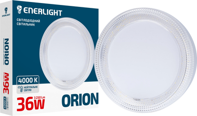 Світильник стельовий світлодіодний ENERLIGHT ORION 36Вт 4000К