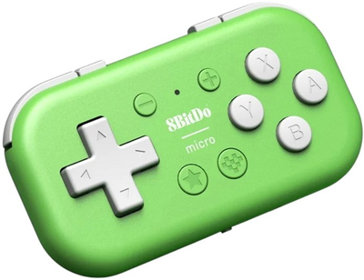 Kontroler bezprzewodowy 8BitDo Micro Bluetooth Gamepad Green (6922621503583)