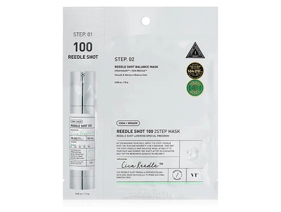 Двоетапна маска для обличчя з мікроголками VT Cosmetics Reedle Shot 100 2 Step Mask (8803463006037)